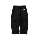 BSRABBIT SOFT PEACH SUPER WIDE VENTILATION PANTS BLACK